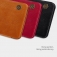 Чехол-книжка Nillkin (серия Qin) для смартфона Xiaomi 11T / Xiaomi 11T Pro, смарт-чехол, чехол-книжка, противоударный чехол, горизонтальный флип, пластик, искусственная кожа, PU, чёрный, коричневый, красный, Киев