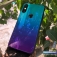 Чехол-накладка Amzboon для смартфона Xiaomi Mi8 SE, защитный чехол, противоударный чехол, термополиуретан, поликарбонат, закалённое стекло, градиентная окраска (цвета плавно переходят из одного в другой), монохромная окраска, накладки на кнопки регулировки громкости и включения / выключения, двойное отверстие для крепления ремешка, чёрный, красный, голубой, розовый, чёрный + фиолетовый, голубой + фиолетовый, красный + фиолетовый, розовый + фиолетовый, жёлтый + зелёный, Киев