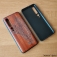 Чехол-накладка с деревянной задней панелью для Xiaomi Mi10, поликарбонат с накладкой из дерева, рама из термополиуретана, резьба на деревянной панели, накладки на кнопки регулировки громкости и включения / выключения, коричневый, Киев