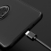 Чехол-накладка с магнитным кольцом для смартфона Xiaomi Redmi 9A, противоударный бампер, термополиуретан (TPU), накладки на кнопки регулировки громкости и включения / выключения, несъёмное кольцо для пальца, которое также можно использовать как подставку при просмотре видео, угол поворота кольца 360 градусов, угол наклона кольца 150 градусов, металлический сердечник крепится к автомобильным магнитным держателям, чёрный, синий, красный, розовый, Киев