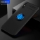 Чехол-накладка с магнитным кольцом для смартфона Xiaomi Redmi 9A, противоударный бампер, термополиуретан (TPU), накладки на кнопки регулировки громкости и включения / выключения, несъёмное кольцо для пальца, которое также можно использовать как подставку при просмотре видео, угол поворота кольца 360 градусов, угол наклона кольца 150 градусов, металлический сердечник крепится к автомобильным магнитным держателям, чёрный, синий, красный, розовый, Киев