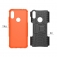 Чехол-накладка с подставкой для смартфона Xiaomi Redmi 7, бронированный бампер, поликарбонат + термополиуретан, сочетание жёсткости с гибкостью, в чехол встроена подставка для просмотра видео, чёрный + чёрный, чёрный + красный, чёрный + оранжевый, чёрный +розовый, чёрный + синий, чёрный + фиолетовый, чёрный + зелёный, чёрный + белый, Киев
