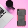 Чехол-накладка с подставкой для смартфона Xiaomi Redmi 7A, бронированный бампер, поликарбонат + термополиуретан, сочетание жёсткости с гибкостью, в чехол встроена подставка для просмотра видео, чёрный + чёрный, чёрный + красный, чёрный + оранжевый, чёрный +розовый, чёрный + синий, чёрный + фиолетовый, чёрный + зелёный, чёрный + белый, Киев