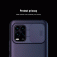 Чехол с защитной шторкой для камеры Nillkin CamShield для смартфона Xiaomi Mi 10 Lite 5G / Xiaomi Mi 10 Youth Edition 5G, противоударный бампер, рифлёный пластик, шторка-слайдер для защиты камеры от механических воздействий, чёрный, синий, Киев