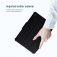 Чохол-книжка Nillkin Bumper Leather Case Pro для Xiaomi Pad 5 / Xiaomi Pad 5 Pro, горизонтальний фліп, передня панель зі штучної шкіри, задня панель з полікарбоната, рама з термополіуретана, додатковий захист кутів планшета «повітряними подушками», металева шторка-слайдер для захисту камери, магнітна защіпка для фіксації чохла в закритому стані, смарт-чохол (екран вмикається при відкритті чохла і вимикається при закритті), відділення для зберігання стилуса, чорний, Київ, Киев