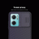 Чехол с защитной шторкой для камеры Nillkin CamShield для смартфона Xiaomi Redmi 10 5G / Xiaomi Redmi Note 11E (China), противоударный бампер, рифлёный пластик, шторка-слайдер для защиты камеры от механических воздействий, чёрный, синий, Киев, Київ