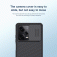 Чехол с защитной шторкой для камеры Nillkin CamShield Pro для смартфона Xiaomi Redmi Note 12 Pro 5G / Xiaomi Poco X5 Pro 5G, задняя панель из поликарбоната + рама из термополиуретана, дополнительная защита углов смартфона «воздушными подушками», шторка-слайдер для защиты камеры от механических воздействий, накладки на кнопки регулировки громкости, чёрный, синий, Киев, Київ