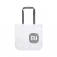 Эко-сумка Xiaomi Mi Eco Bag, модель: 33G10ZD2103H, материал Tyvek DuPont, высокая прочность на разрыв, высокая стойкость к многократным изгибам, водостойкость, химическая стойкость, термостойкость (сохраняет прочность и гибкость при – 75°, плавится при +135°), малый вес, стабильность размеров, застёжка-кнопка, две ручки, белая сумка с чёрными ручками и оранжевым логотипом или с серыми ручками и серым логотипом, фабричная упаковка, Киев