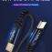 Кабель TOPK 60 Вт (USB Type-C – USB Type-C, луженая медь, термопластичный эластомер и нейлоновая оплётка, разъёмы из алюминиевого сплава, быстрая зарядка Qualcomm Quick Charge 4.0, USB Power Delivery до 60 Вт, скорость передачи данных до 480 Мб/с, Киев