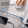 Кабель TOPK (USB – USB Type-C) для зарядки и передачи данных, луженая медь, термопластичный эластомер и нейлоновая оплётка, разъёмы из алюминиевого сплава, поддерживает быструю зарядку Qualcomm Quick Charge 3.0 (для устройств с функцией быстрой зарядки), встроенный смарт-чип, длина 1 м, чёрный, красный, синий, фабричная упаковка, Киев