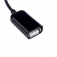 OTG кабель USB – microUSB, для подключения периферийных устройств к смартфонам и планшетам с коннектором microUSB, поддерживающим функцию OTG (флешек, внешних жёстких дисков, клавиатур, мышей и т.п.), USB (мама), microUSB (папа), чёрный, Киев