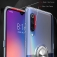 Прозрачный чехол-накладка с магнитным кольцом для Xiaomi Mi9, противоударный бампер, силикон, термополиуретан TPU, дополнительная защита углов смартфона «воздушными подушками», накладки на кнопки регулировки громкости и включения / выключения, кольцо для пальца, кольцо-подставка для просмотре видео, магнитное кольцо крепится к автомобильным магнитным держателям, прозрачный, прозрачный с чёрным оттенком, прозрачный с синим оттенком, прозрачный с красным оттенком, Киев
