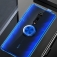 Прозрачный чехол-накладка с магнитным кольцом для Xiaomi Redmi K20 / Xiaomi Redmi K20 Pro / Xiaomi Mi9T / Xiaomi Mi9T Pro, термополиуретан TPU, дополнительная защита углов смартфона «воздушными подушками», накладки на кнопки регулировки громкости и включения / выключения, кольцо для пальца, кольцо-подставка для просмотре видео, магнитное кольцо крепится к автомобильным магнитным держателям, прозрачный, прозрачный с чёрным оттенком, прозрачный с синим оттенком, прозрачный с красным оттенком, Киев