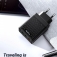 Сетевое зарядное устройство TOPK (USB + USB + USB), негорючий пластик, одновременная зарядка трёх устройств, быстрая зарядка Qualcomm Quick Charge 3.0, умная зарядка (автоматический подбор параметров зарядки для различных устройств), 9-уровневая защита от замыканий, перегрузок, перегрева, Киев