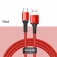 Светящийся кабель Baseus Halo (USB – microUSB), луженая медь, термопластичный эластомер и нейлоновая оплётка высокой плотности, разъёмы из алюминиевого сплава, светящееся кольцо вокруг коннектора microUSB светится при зарядке разными цветами, быстрая зарядка Qualcomm Quick Charge 3.0, максимальный ток зарядки: 3 А, скорость передачи данных до 480 Мб/с, встроенный смарт-чип для безопасной быстрой зарядки, застёжка Velcro (липучка), длина кабеля 50 см, чёрный, красный, Киев